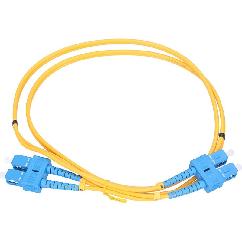 Extralink SC|UPC-SC|UPC | Patchcord | Single mode, Duplex, G652D, 3mm, 20m