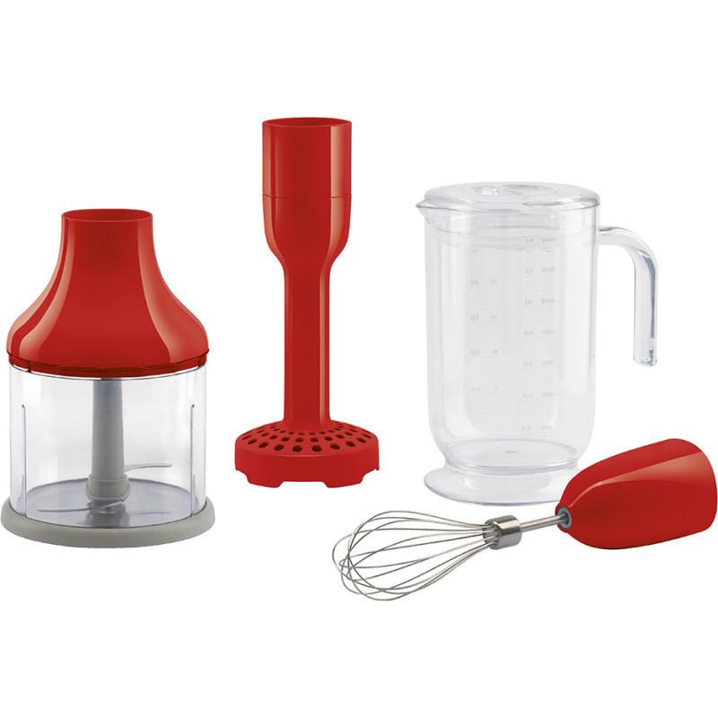 Smeg hbac11rd Abehör Stabmixer 4-Er-Set Red