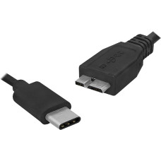 LTC PS MicroUSB - USB 3.1 Type-C kabelis, 1 m, HQ 3.0V.