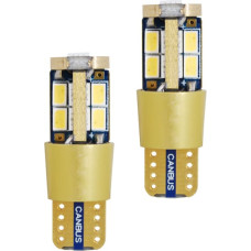 LTC LED CANBUS T10 spuldze, 17x3623, 9-30V, auksta balta gaisma.