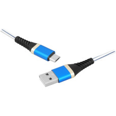 LTC PS USB - microUSB kabelis 2 m, pīts, zils