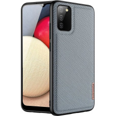 Dux Ducis Fino case covered with nylon material for Samsung Galaxy A02s EU gray