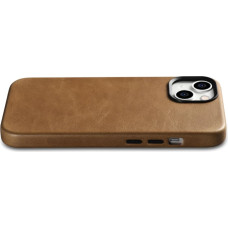 iCarer Oil Wax Premium Leather Case magnetic leather iPhone 14 case with MagSafe brown (WMI14220701-TN)