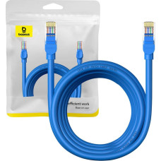 Round Cable Baseus Ethernet RJ45, Cat.6, 5m (blue)