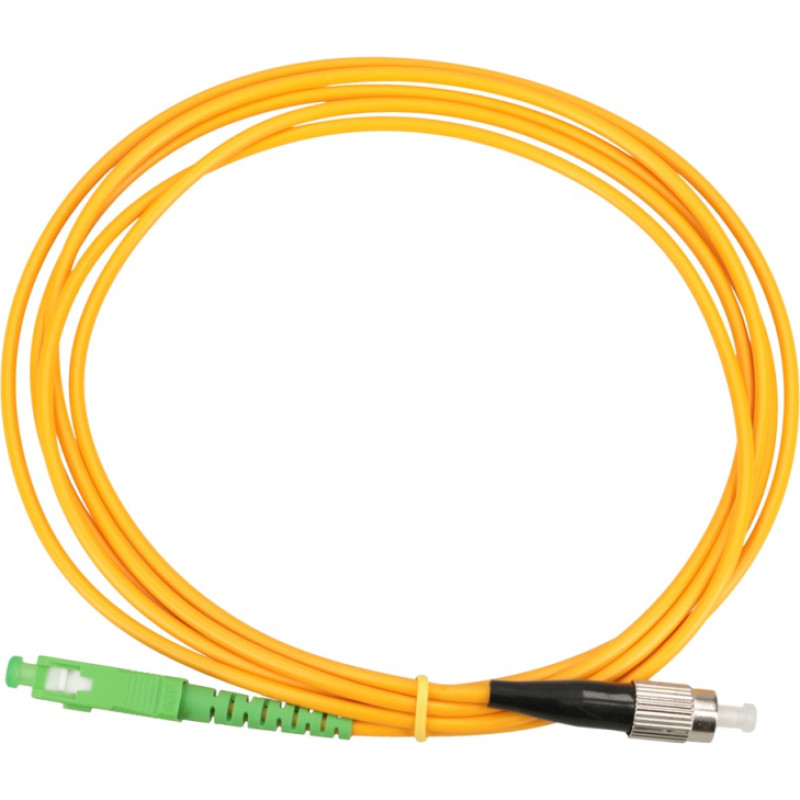 Extralink SC|APC-FC|UPC | Patchcord | Single Mode, Simplex, G657A1, 3mm, 2m