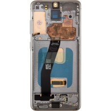 LCD display + Touch Unit + Front Cover for Samsung G980|G981 Galaxy S20 Cosmic Gray