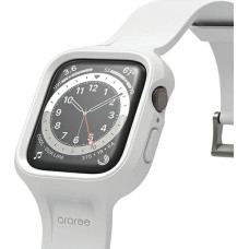 Araree etui z paskiem Duple Pro Apple Watch 44|45mm biały|white AR70-01866B