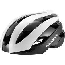 Rockbros 10110004001 bicycle helmet, size L - white and black