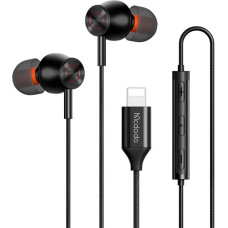 Wired earphones Mcdodo HP-3480, lightning (black)