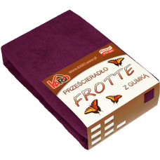 Frotē pieguļošs palags 120x200 plūme 027 biezs 200g/m2