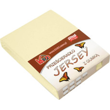 Džersijai pieguļošs palags 90x200 krēms 003 biezs 150g/m2