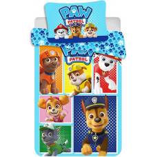 Kokvilnas gultasveļa 100x135 Paw Patrol 7513 team Paw blue