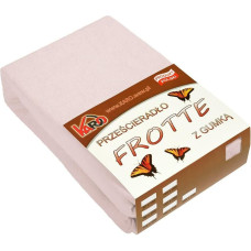Frotē pieguļošs palags 60x120 pūderrozā 064 biezs 200g/m2