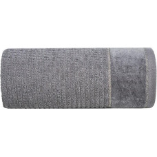 Towel Glory 2 50x90 grafīts ar velūra apmali un sudraba diegu 500g/m2 frotē audums