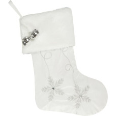 Ziemassvētku rotājums Eņģeļa balto zeķu sniegpārsliņu kurpe Jauna