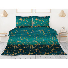 Satīna gultas veļa 160x200 Andromeda Gold Line 2