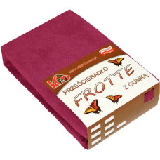 Frotē pieguļošs palags 60x120 bietes 066 biezs 200g/m2