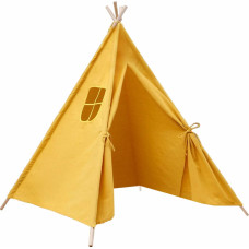 Mājas telts Teepee tipi 120x120x160 cm medus