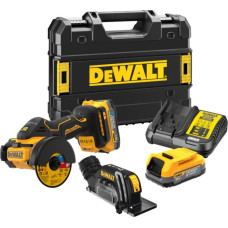 Dewalt-Maszyny bezvadu ripzāģis 76 mm, 18 V Li-lon 2x1,7 Ah XR POWERSTACK DEWALT [DCS438E2T-QW]