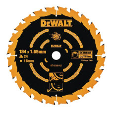 Dewalt-Akcesoria EXTREME ripzāģis koka griešanai 184x16x1,65mm, 24 zobi, DEWALT [DT10302-QZ]