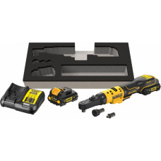 Dewalt-Maszyny sprūdrata atslēga, uzlādējams sprūdrata 75Nm, 12V Li-Ion 2x3,0Ah DeWalt [DCF500L2G-QW] ar maināmu piedziņu 1/4