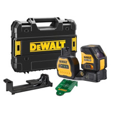 Dewalt-Maszyny pašizlīdzinošs šķērslīniju lāzers ar zaļu staru, 30m, 12V/18V, DEWALT [DCE088NG18-XJ] Li-Ion