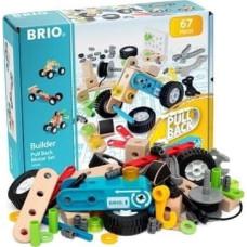 Brio Brio Builder Zestaw z Silniczkiem Pull Back 67 el.