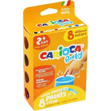 Carioca Farby tempera do malowania palcami 8 kol CARIOCA