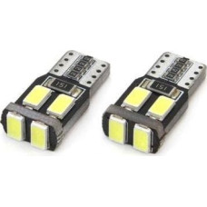 Amio LED CANBUS 6SMD-2 5730 T10 (W5W) White