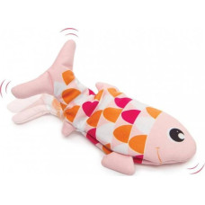 Catit Groovy fish, zabawka, dla kota, różowa, 25 cm, z kocimiętką, ładowana USB