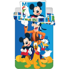 Kokvilnas gultas veļa 100x135 Mickey Mouse 1544 Mickey Mouse gultiņas spilvendrānai 40x60