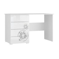 Tuckano Desk 121x75x58 SPACESHIP white/white gloss/gear print