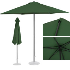 Uniprodo Apaļš terases lietussargs diam. 270cm zaļš