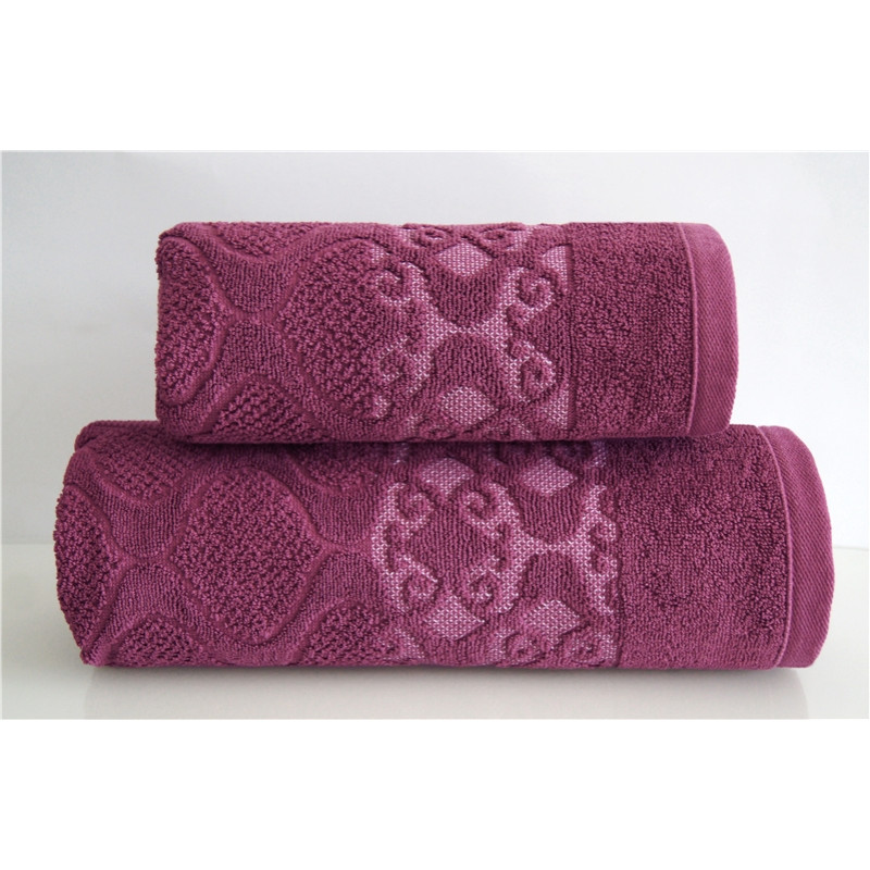 Lugana dvielis 50x90 zils reljefs 500g/m2