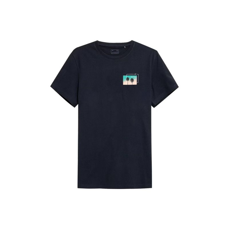 4F T-shirt M H4L22-TSM043 dark navy blue