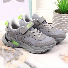 News Jr EVE398B gray platform sports shoes