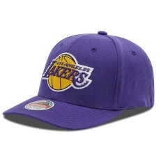Mitchell & Ness NBA Los Angeles Lakers Team Ground 2.0 Stretch Snapback Lakers Cap HHSS3257-LALYYPPPPURP