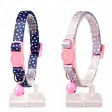 Duvo Plus (Be) Duvo Plus Cat collar Dots - kaklasiksna kaķiem, ar rakstu