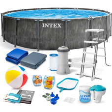 Intex Rāmis dārza baseins 457 x 122 cm komplekts 18 in 1 26742