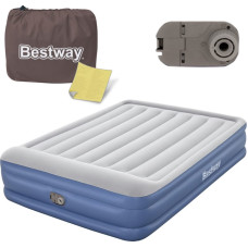 Bestway Piepūšamais matracis ar iebūvētu sūkni 203 x 152 x 46 cm 67630