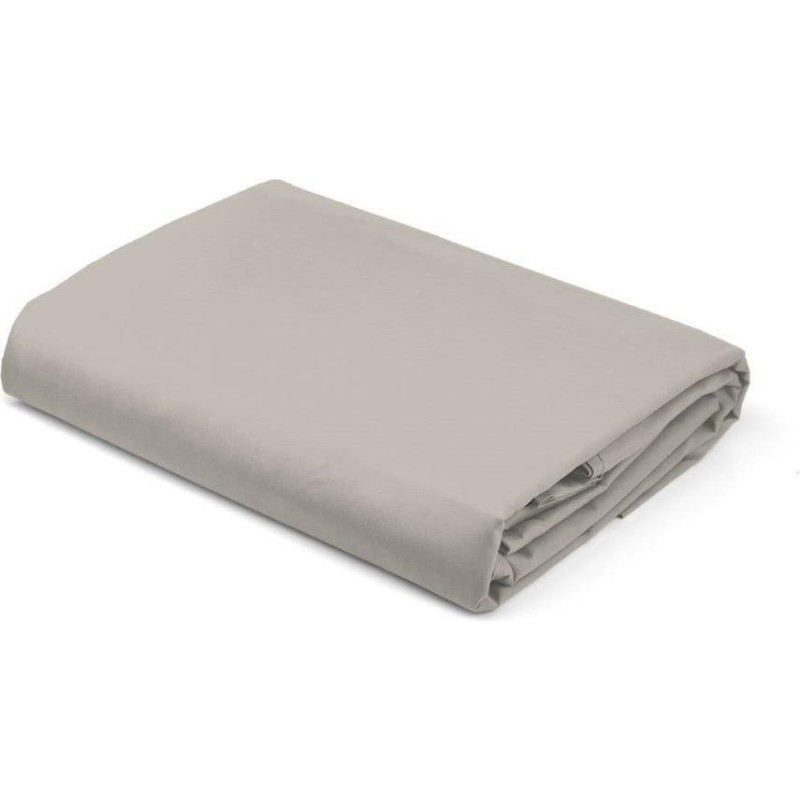 Satīna palags 160x200 bēšs bez gumijas Pure