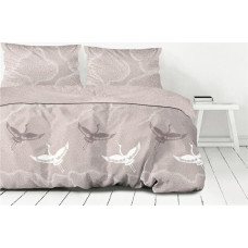 Kokvilnas gultas veļa 140x200 Freedom bēšs Żórawie Premium Bielbaw 1