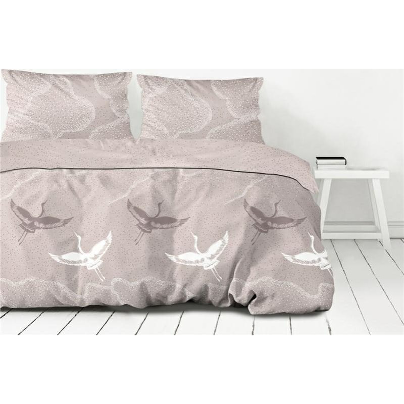 Kokvilnas gultas veļa 140x200 Freedom bēšs Żórawie Premium Bielbaw 1