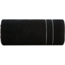 Emina dvielis 30x50 melns, dekorēts ar sašūtu apmali, 500 g/m2