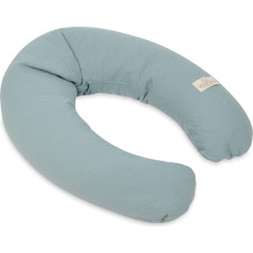 Relax Muslin pozicionēšanas spilvens, piparmētra, 190 cm, barošanai, grūtniecībai un atpūtai
