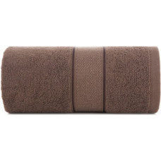 Liānas dvielis 70x140 tumši brūns ar spīdīgu diegu 500g/m2