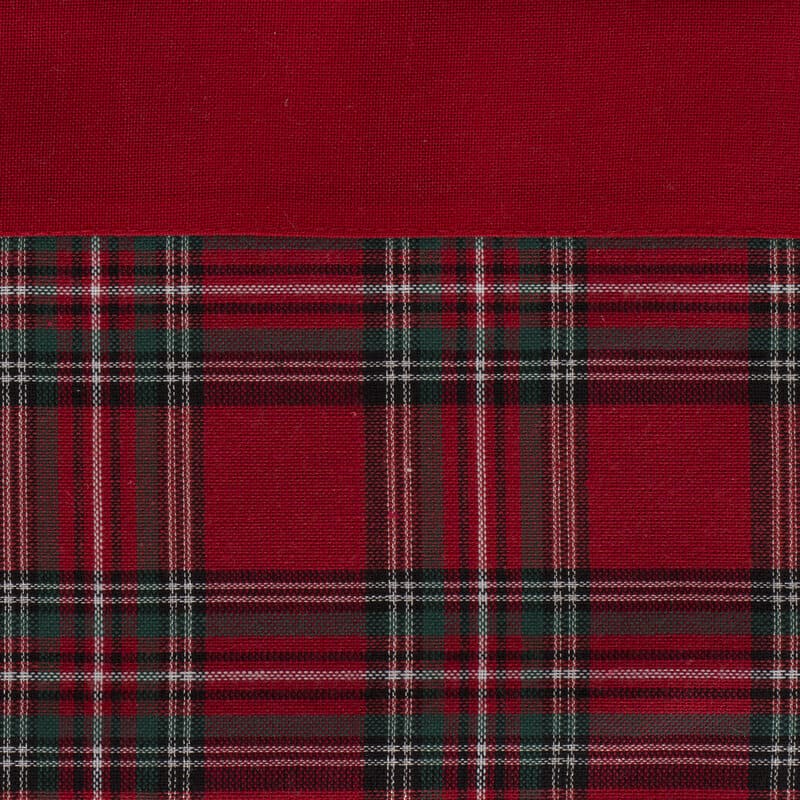 Ziemassvētku galdauts 140x180 Tamara sarkans rūtains