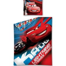 Automašīnu gultas veļa 140x200 ZIBENS IESĒR ATKAL Lightning McQueen 0015