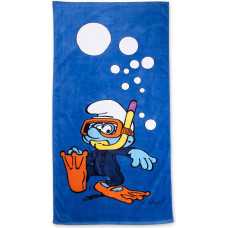 Smurfs dvielis 75x150 F Smurf-Diver 4434