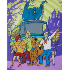 Bērnu flīsa sega 120x150 Licence 0825 Scooby Doo